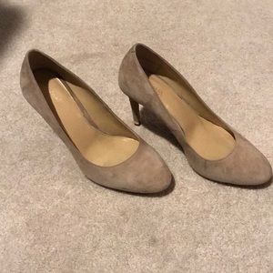 Michael Kors Nude Suede High Heels